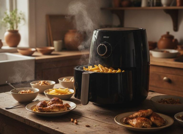 Airfryer med sprøde retter