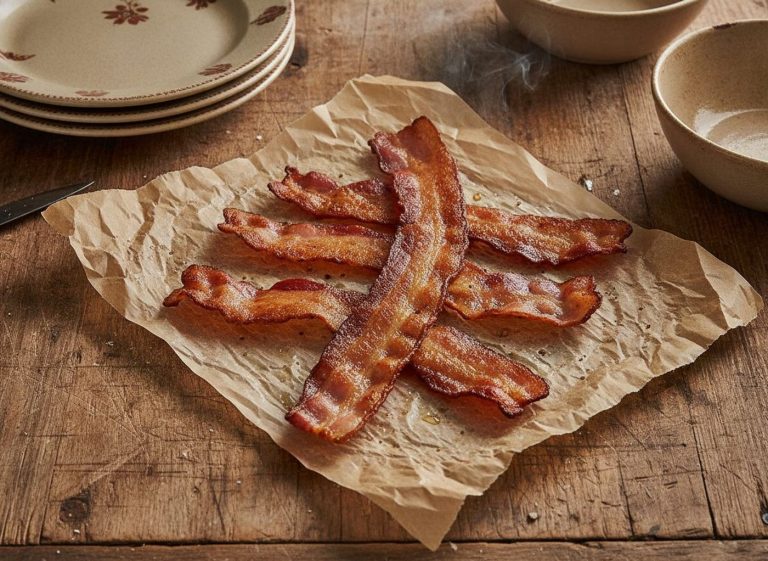 Sprødt bacon i airfryer