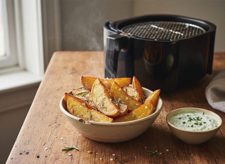 Sprøde kartofler i airfryer