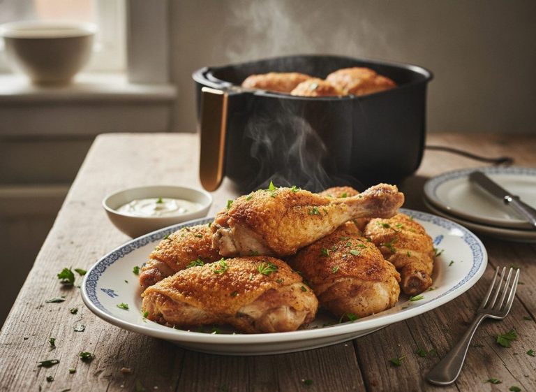 Sprød kylling i airfryer